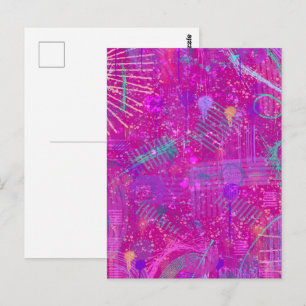 Cartão Postal Arte Abstrata: Uma Verdadeira Personalidade