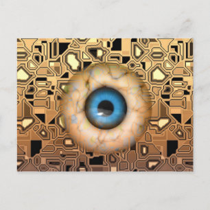Cartão Postal Arte abstrato