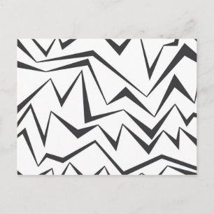 Cartão Postal Arte abstrato moderna, dinâmica, simples, ousada