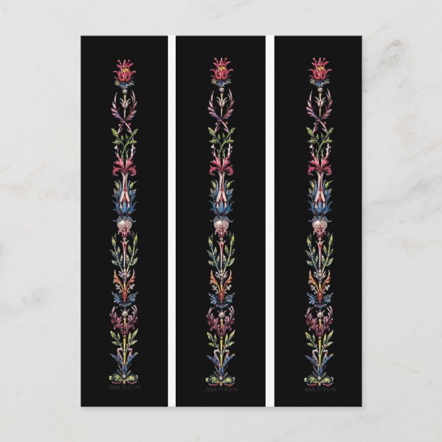 Cartão Postal Arte Antiga em Favoritos Pretos (Frente)