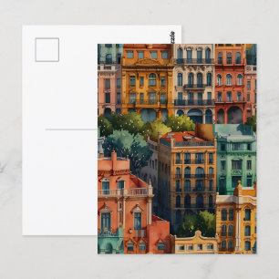 Cartão Postal Arte aquática de Buenos Aires