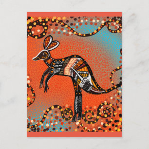 CARTÃO POSTAL ARTE AUSTRALIANA      