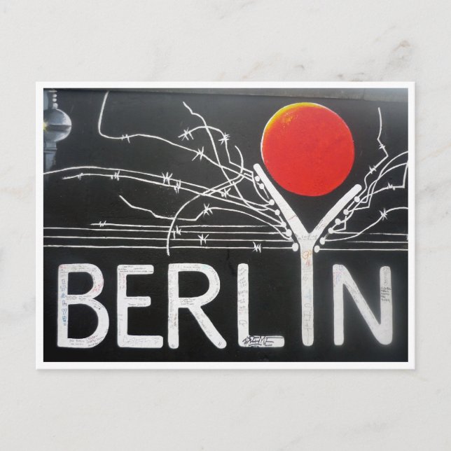 Cartão Postal arte berlim (Frente)