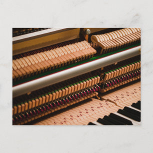 Cartão Postal Arte Bonito de Piano