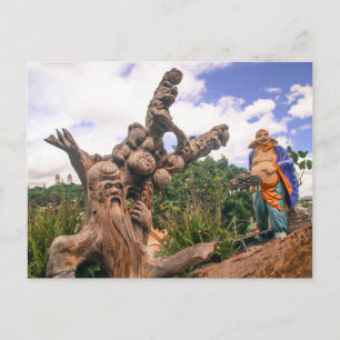 Cartão Postal Arte chinesa em Dalat, Vietnã