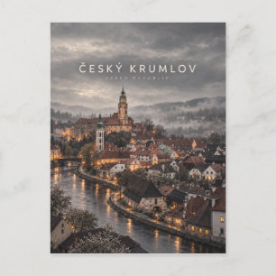 Cartão Postal Arte Cinematográfica da Cidade de Český Krumlov