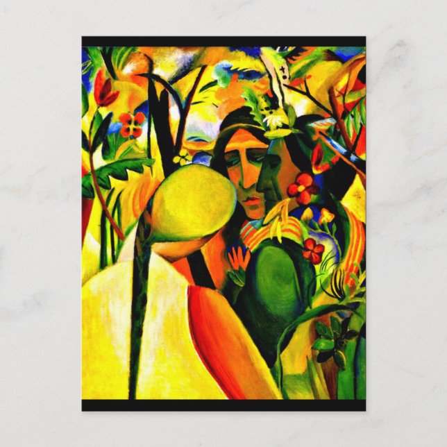 Cartão Postal-Arte Clássica/Antiga-Agosto Macke 23 (Frente)