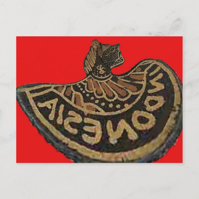 Cartão Postal Arte Cultural De Fantoche Sombra Indonésia (Frente)