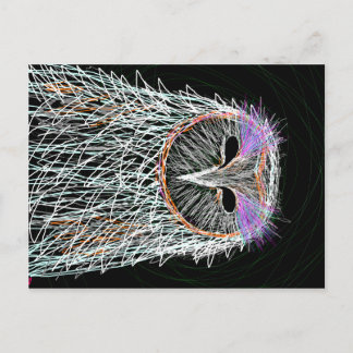 Cartão Postal arte da coruja