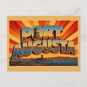 Cartão Postal Arte da Porta Augusta Austrália Meridional Interio