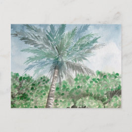 Cartão Postal arte da praia da palmeira