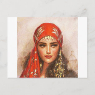 Cartão Postal arte das mulheres