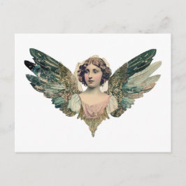 Cartão Postal Arte de anjo 