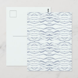 Cartão Postal Arte de Aranha-Aranha de Zebra Cinza Nublada