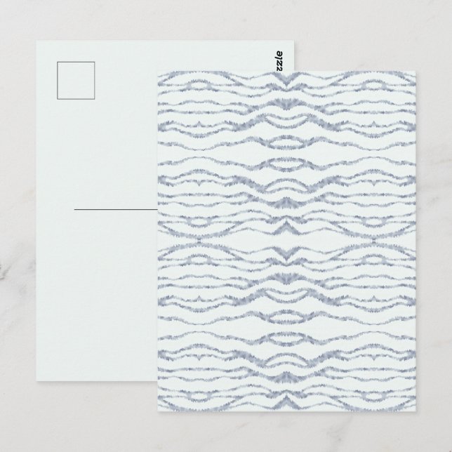 Cartão Postal Arte de Aranha-Aranha de Zebra Cinza Nublada (Frente/Verso)