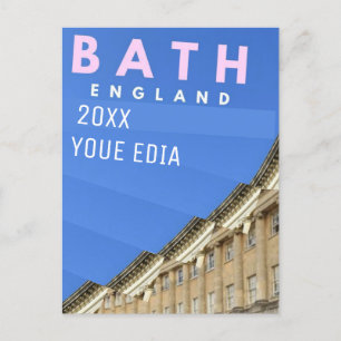 Cartão Postal Arte de cartão-postal de viagem de Bath Inglaterra