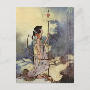 Cartão Postal Arte de Charles Robinson de Canções de Amor e Sone