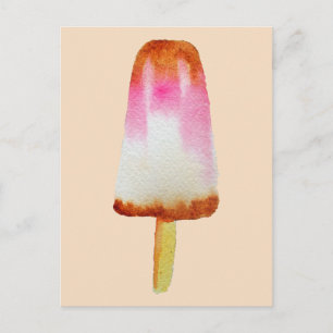 Cartão Postal Arte de cor de cólicas, fofa, Summertime