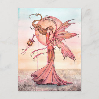 Cartão Postal Arte de Fantasia da Fada Solara por Molly Harrison