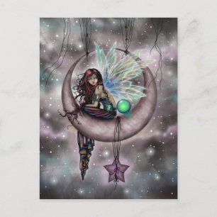 Cartão Postal Arte de Fantasia Electra Fae por Molly Harrison