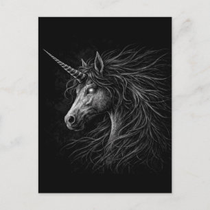 Cartão Postal Arte de fantasia medieval grunge com estilo de uni