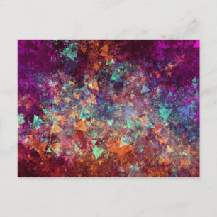 Cartão Postal Arte de fundo Abstrato do Grunge de Explosão Colo
