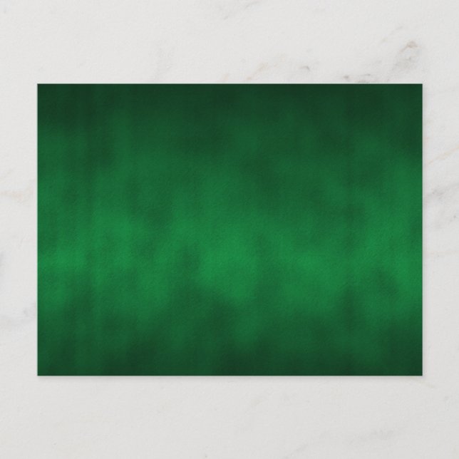 Cartão Postal Arte de Fundo em Verde Gótico Ombre (Frente)