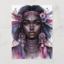 Arte de IA Boho Girl Moda Boêmia
