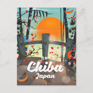 Cartão Postal Arte de impressão de pôster de viagem vintage Chib