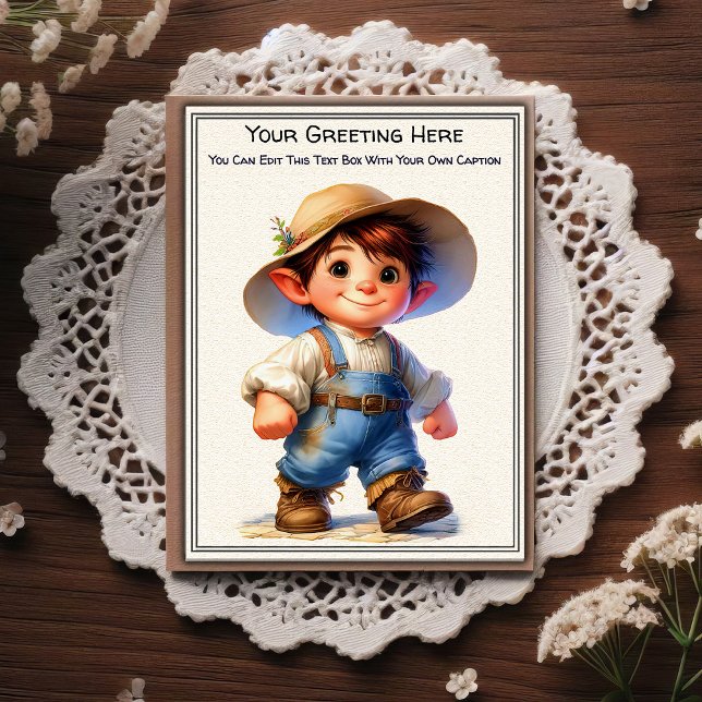 Cartão Postal Arte de Livro de Histórias com Sentimento Diariame (Criador carregado)