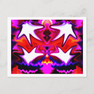 Cartão Postal Arte de mãos cicatrizadas