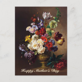 Cartão Postal Arte de Natureza Morta Clássica e Elegante do Mest