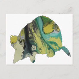 Cartão Postal Arte de Nota de Música