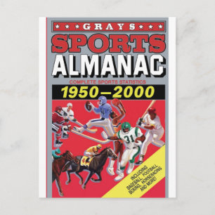 Cartão Postal Arte de Parede em Metal Almanaque Esportivo