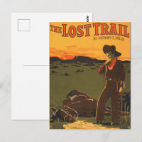 Arte de Parede Ocidental do Pôr do Sol de Cowboy e