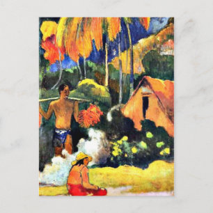 Cartão Postal Arte de Paul Gauguin: O momento da verdade II