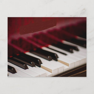 Cartão Postal Arte de Piano Incrível