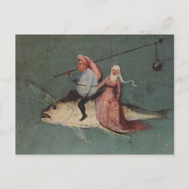 Cartão Postal Arte de pintura Hieronymus Bosch (Frente)
