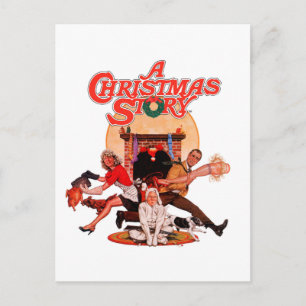 Cartão Postal Arte de Poster de Um Conto de Natal