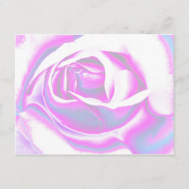Cartão Postal Arte de Rosa