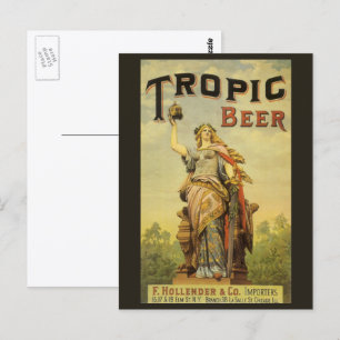 Cartão Postal Arte de rótulo de produto vintage, Gladiador da ce
