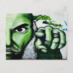 Cartão Postal arte DE RUA