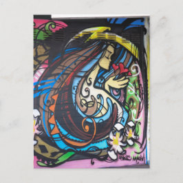 Cartão Postal Arte de Rua Amsterdã