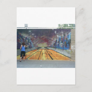 Cartão Postal Arte de Rua Barcelona