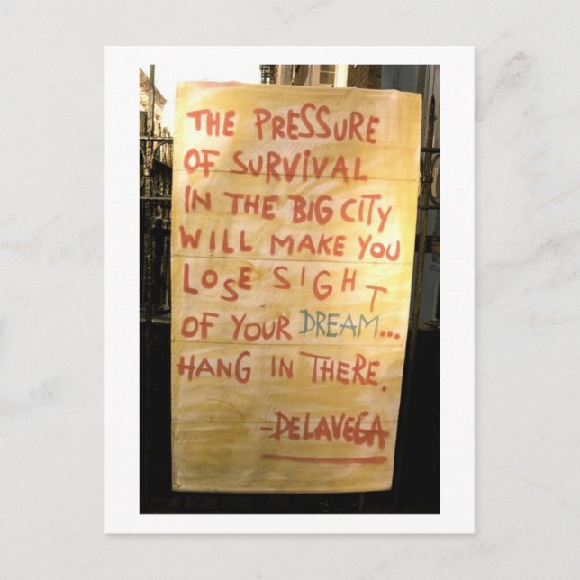 Cartão Postal Arte de rua de La Vega (Frente)