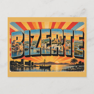 Cartão Postal Arte de Viagem Antiga Porto Velho Kasbah Lagoa Biz