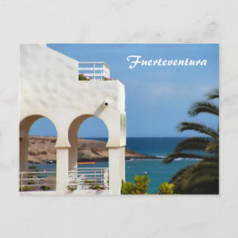 Cartão Postal Arte de Viagem Costeiro de Fuerteventura