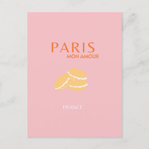 Cartão Postal Arte de Viagem de Paris