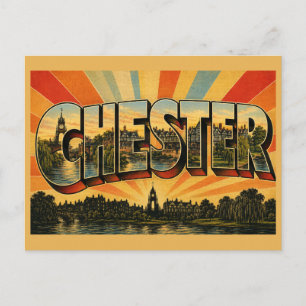 Cartão Postal Arte de Viagem Vintage Chester Inglaterra