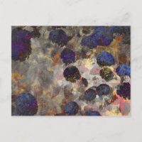 Arte digital de fundo do padrão floral/floral